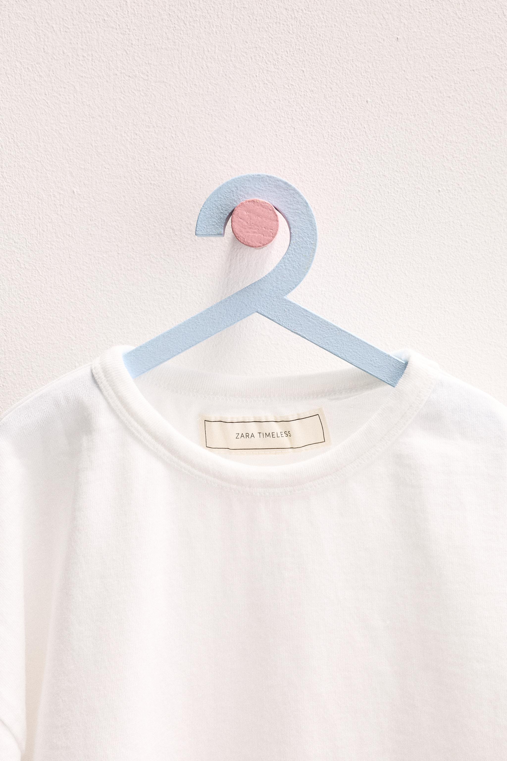 ZARA TIMELESS - T-SHIRT EN COTON UNI